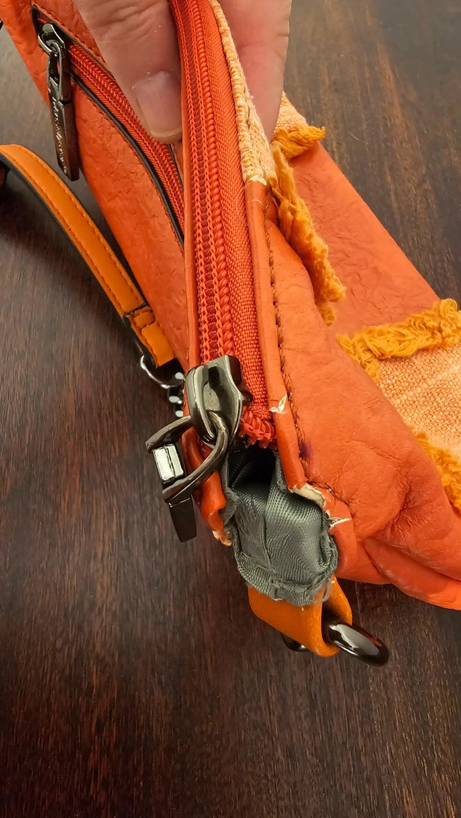Sac bandoulière orange Mac Alyster – photo 6